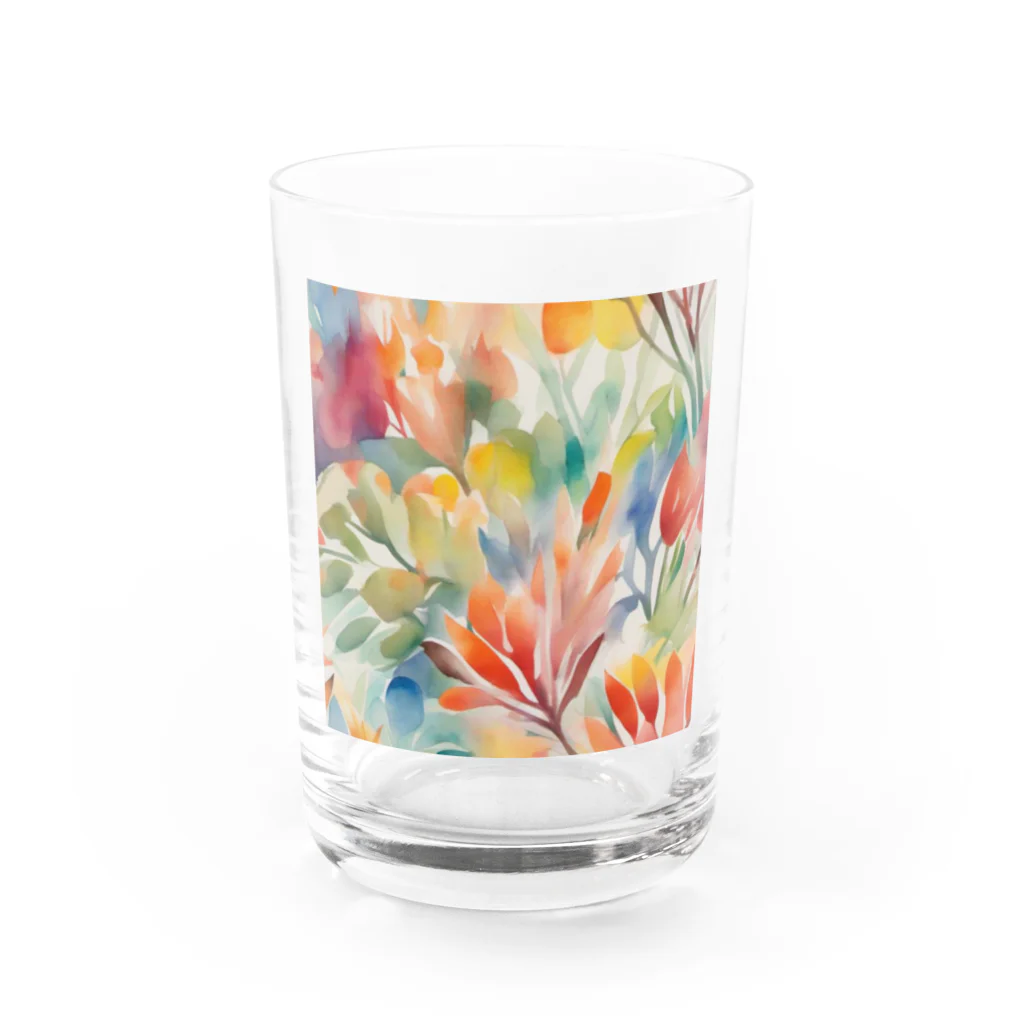 Kagarinのフラワー Water Glass :front