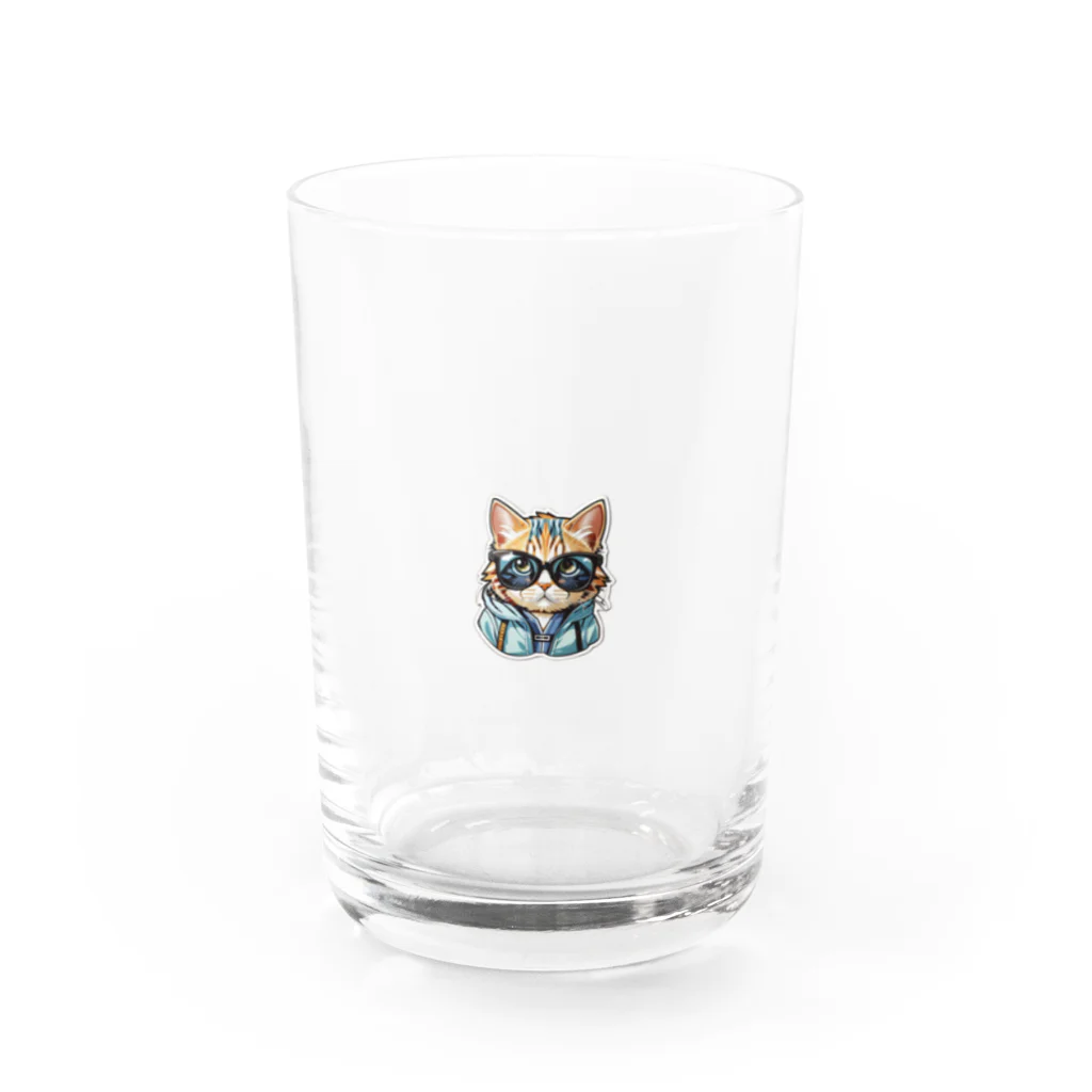 R-KAMIのサングラス猫2 Water Glass :front