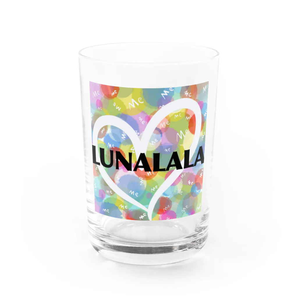 Luna_lalaのmy heart！ Water Glass :front