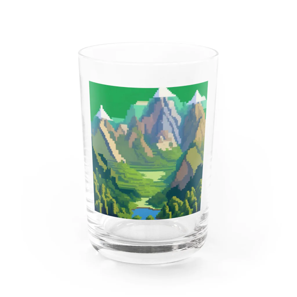 taka_maniaの山岳地帯 Water Glass :front