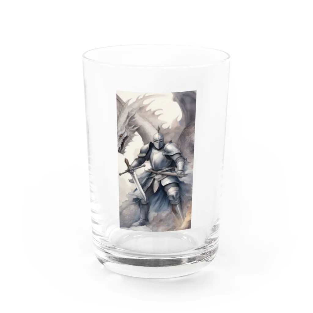 osaruna7741の我と共に Water Glass :front