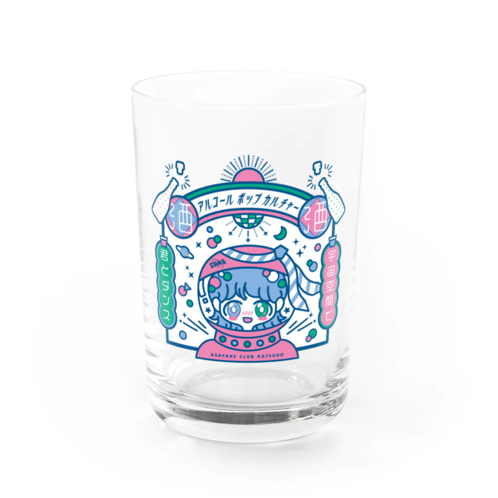 アルコールポップカルチャーのアルコールポップカルチャー〈朝やけクラブ活動〉 Water Glass :front