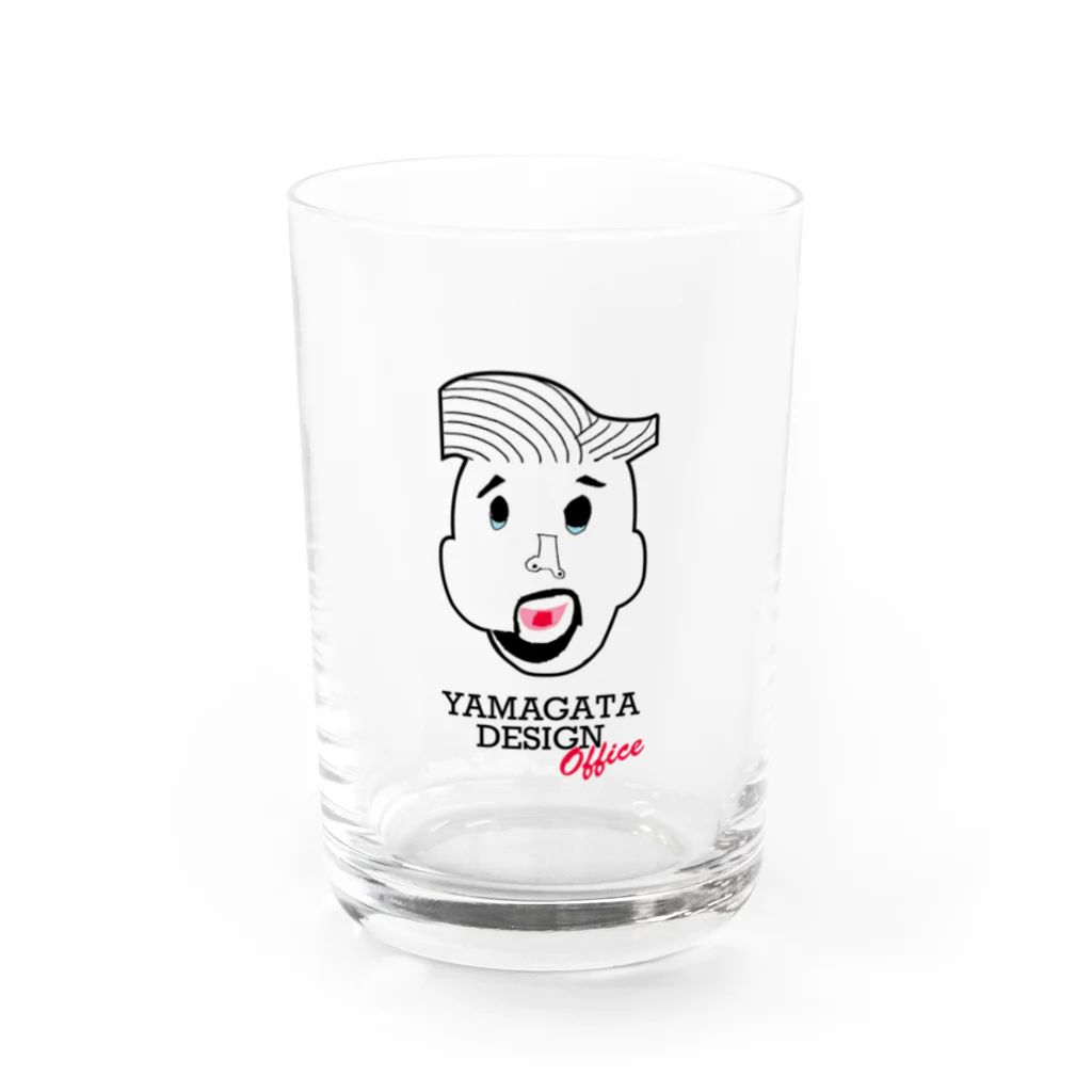 山形巧哉デザイン事務所のスタッフTシャツ No2 Water Glass :front