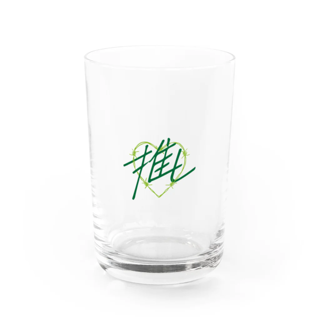 sai-nai_ひみつきちの推し♡緑 Water Glass :front