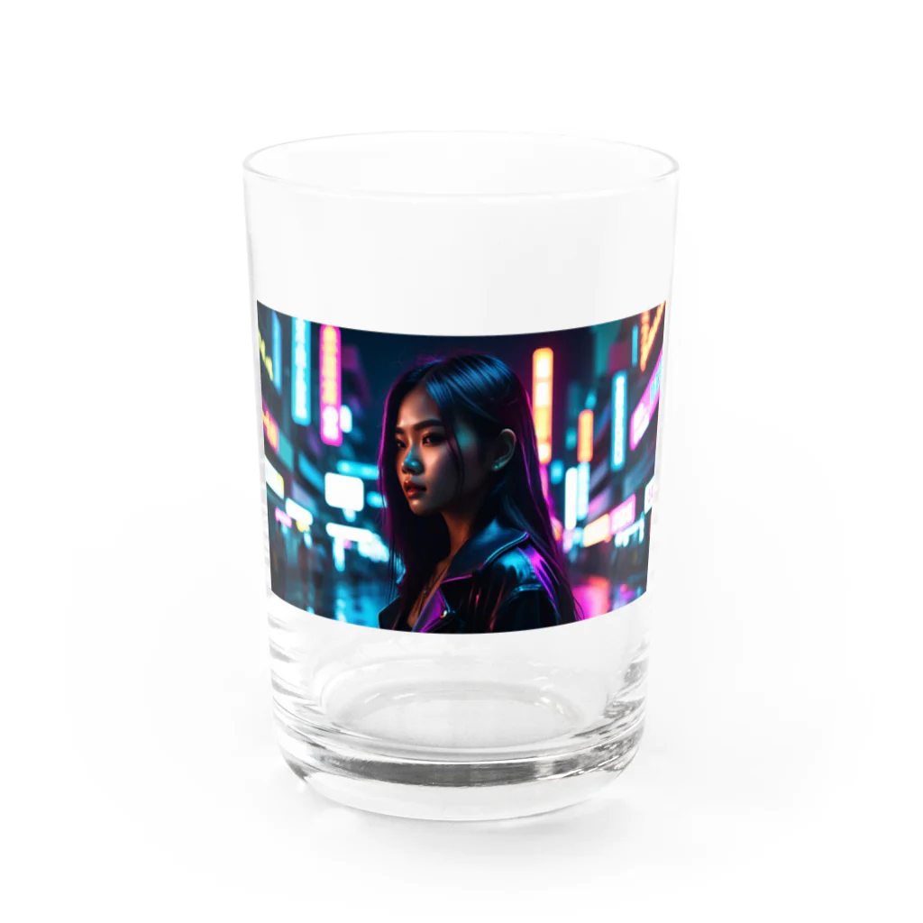 SAMURAI_BOYのAI美少女 Water Glass :front