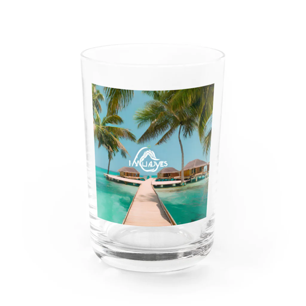 Totally-Fascinatingのモルディブビーチバンガロー Water Glass :front