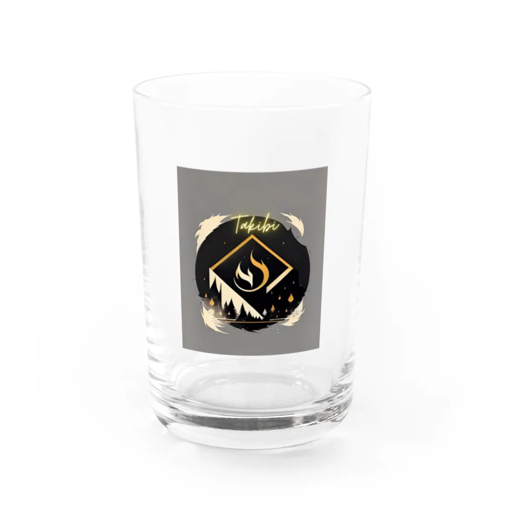 ルーム7Rのアウトドアシリーズ　焚き火Takibi Water Glass :front