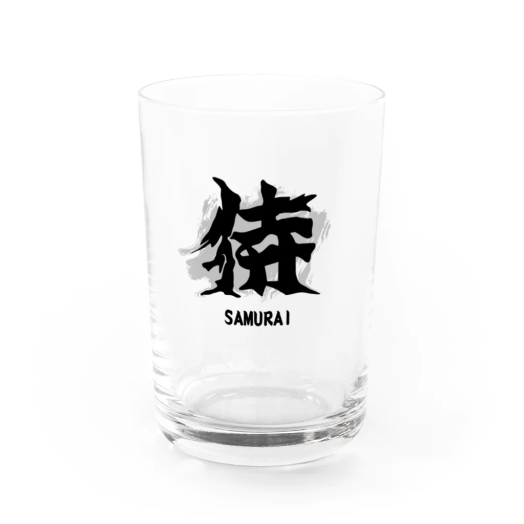 スタジオ・ロングワンのアメリカで着る侍Ｔシャツ！samurai original illustration fashion  Water Glass :front