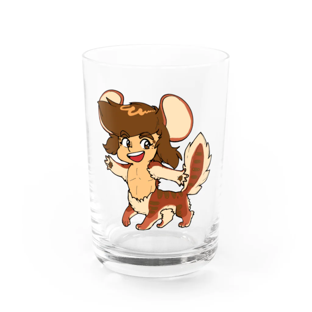 CON_BOXのとん太 Water Glass :front