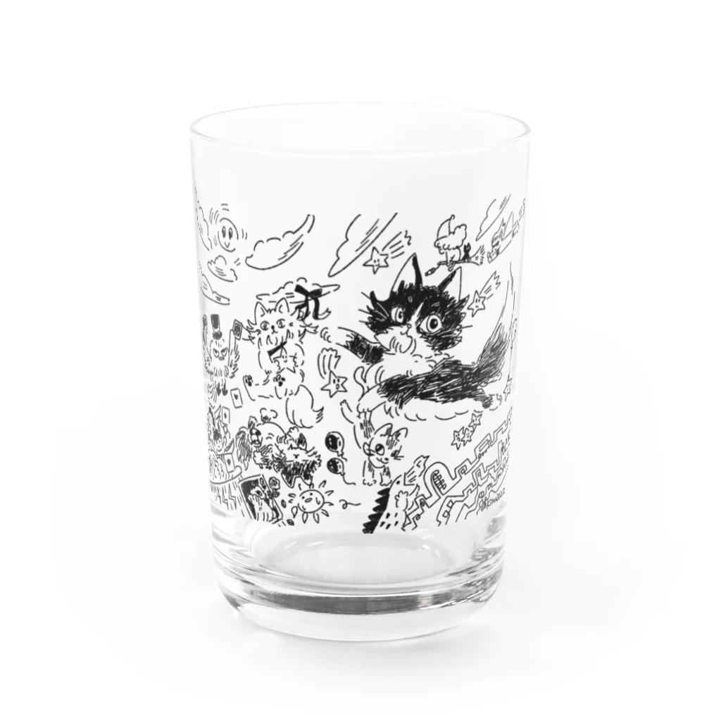 猫のきぬくんのお店の不思議な夜に Water Glass :front