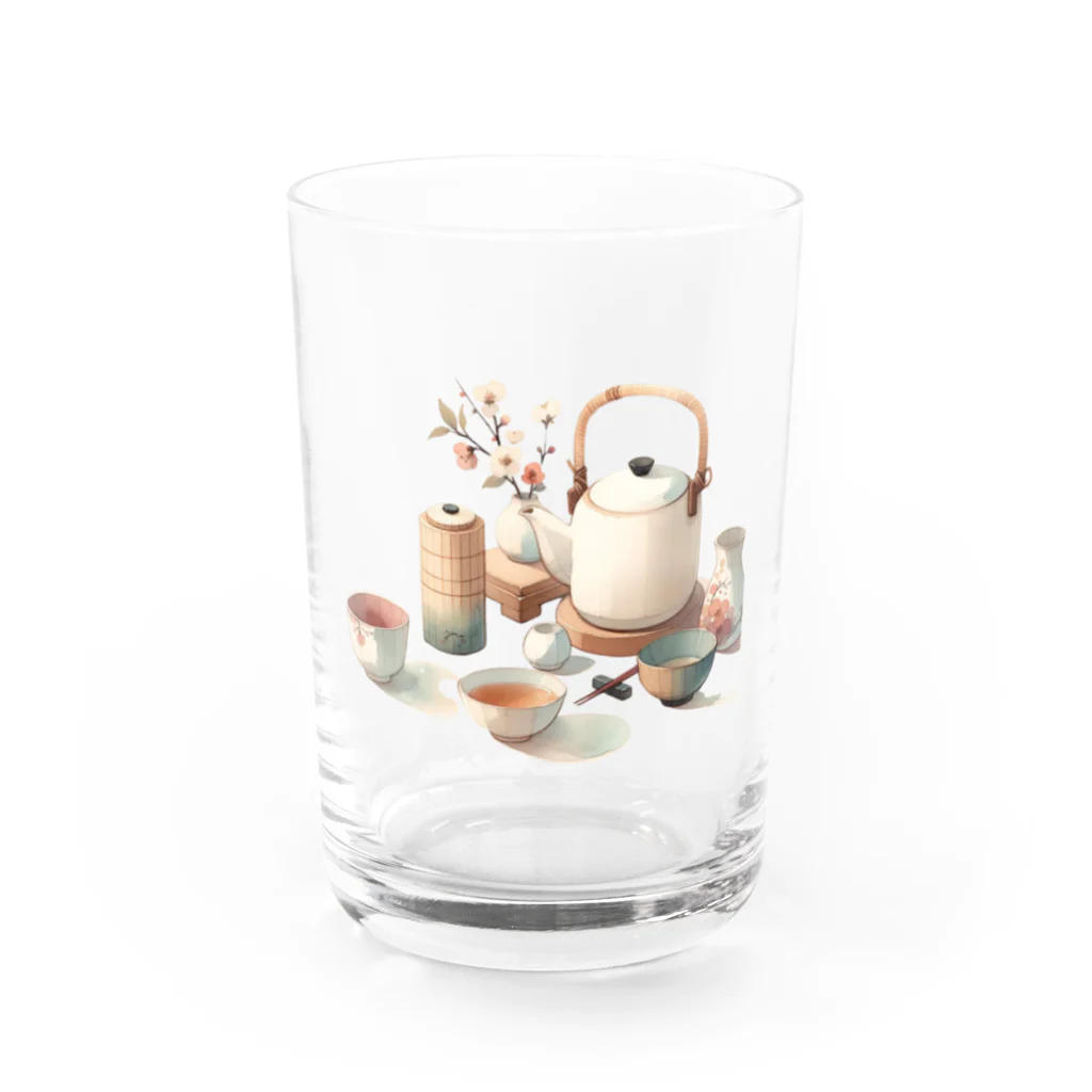 tsuncoの和風な茶器のミニマルデザイン Water Glass :front