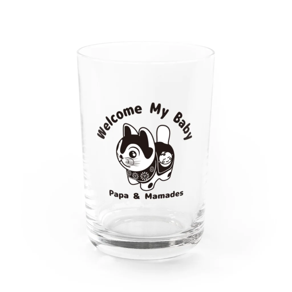 kamono84009の安産犬張り子ちゃん２号 Water Glass :front