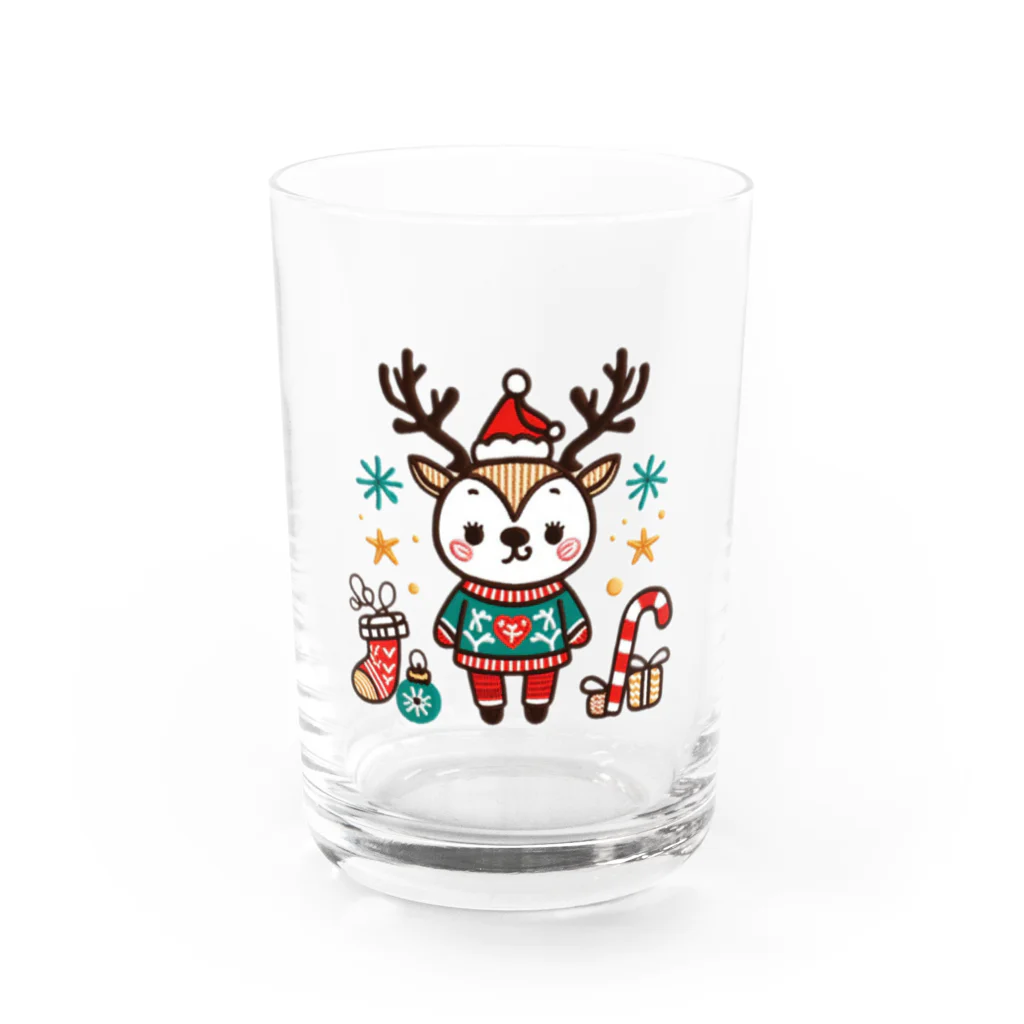 oniQのクリスマス！ Water Glass :front