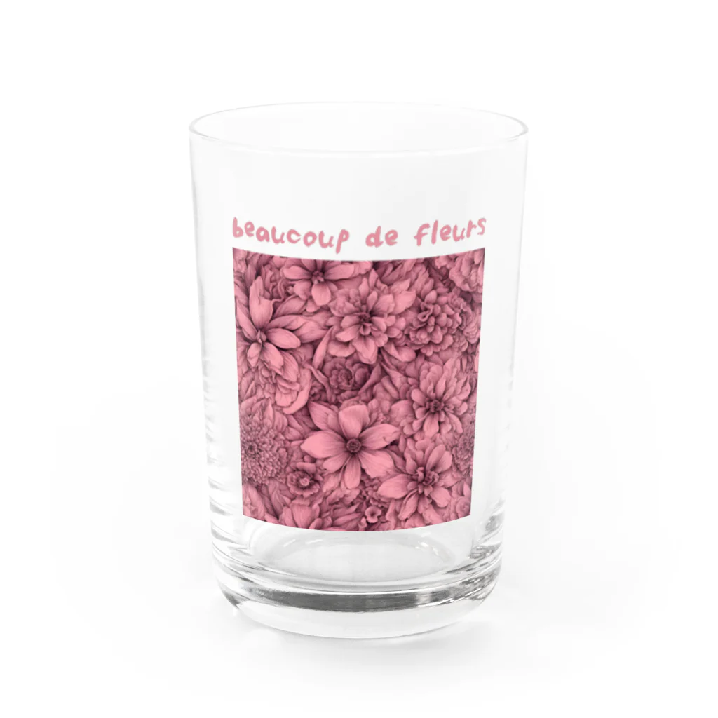 kazu_gのサクラ色の花園 Water Glass :front