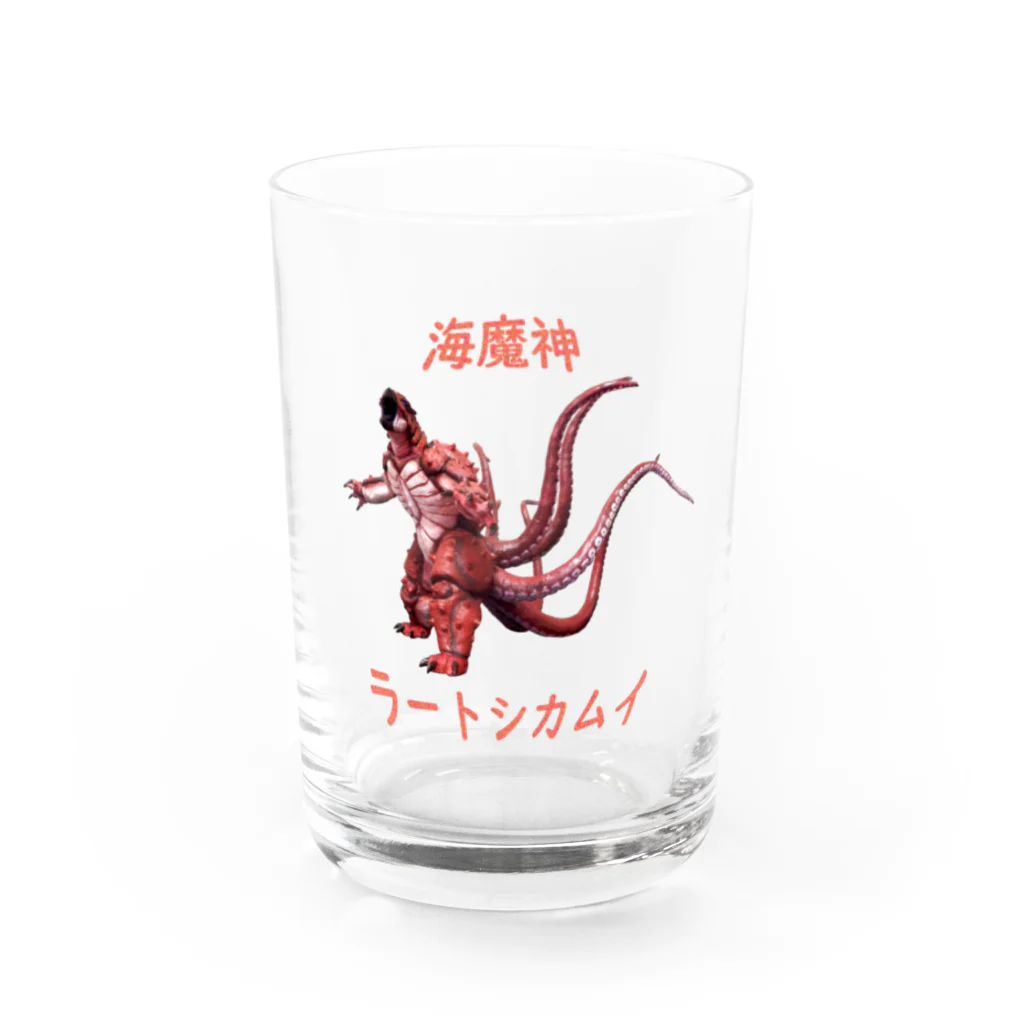 ICHIOKA-1954の海魔神　ラートシカムイ Water Glass :front