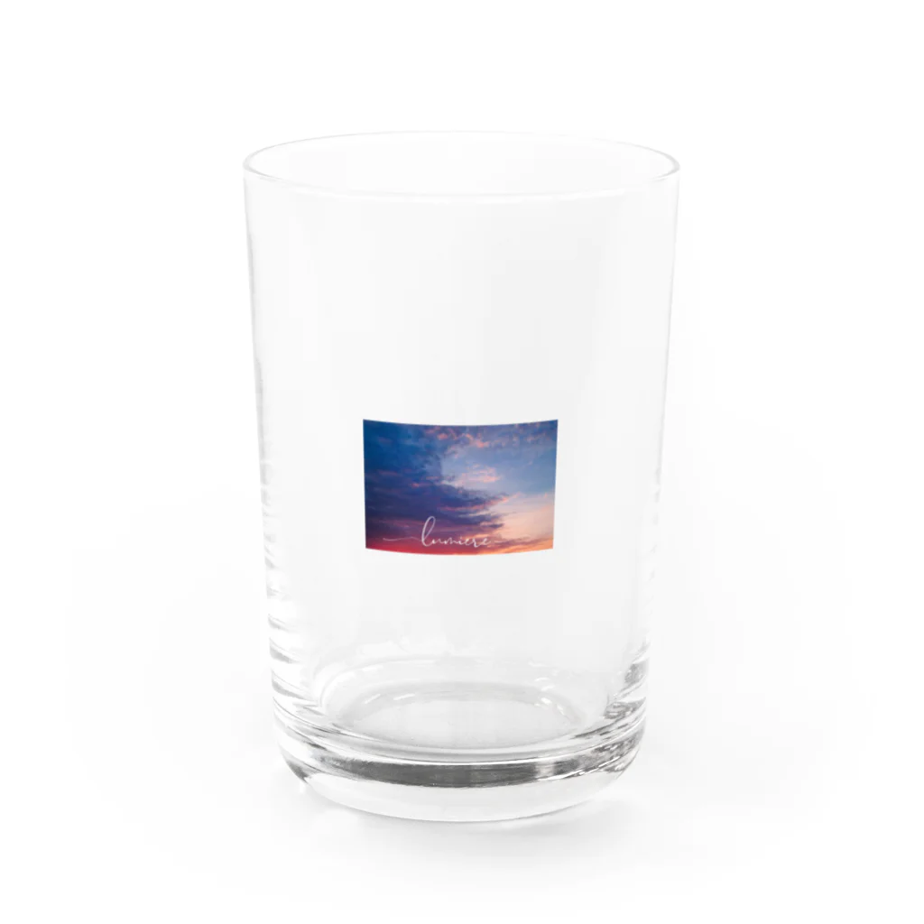 Chado Fashionの幻想的な空に心躍る Water Glass :front