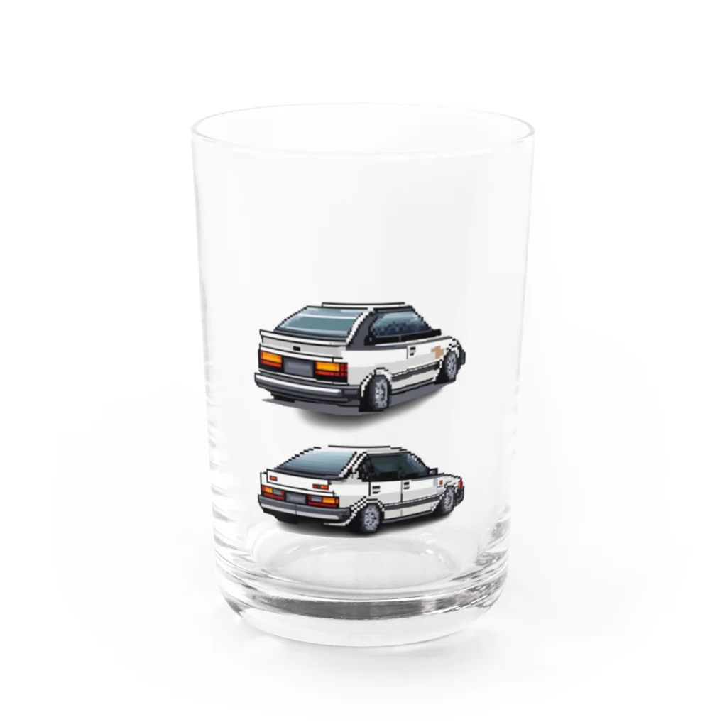 maindsatohの昭和平成のスポーツカー４ Water Glass :front