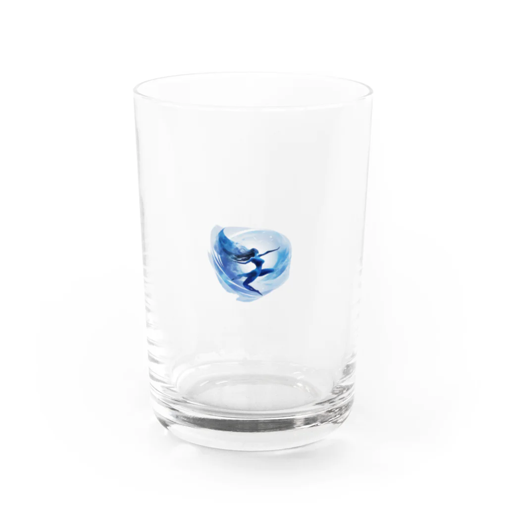 YASU1の踊る水の妖精 Water Glass :front