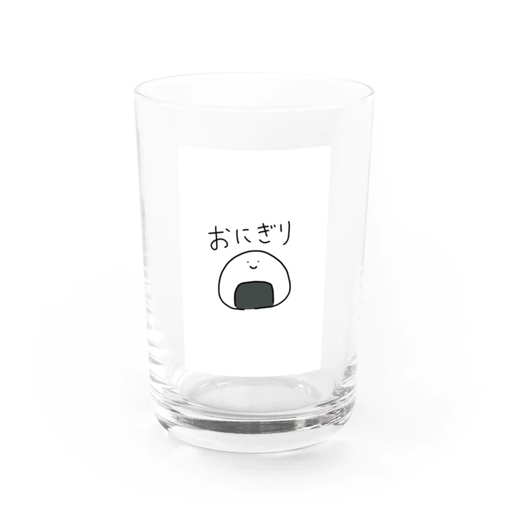 Medamayakiのおにぎり グラス前面