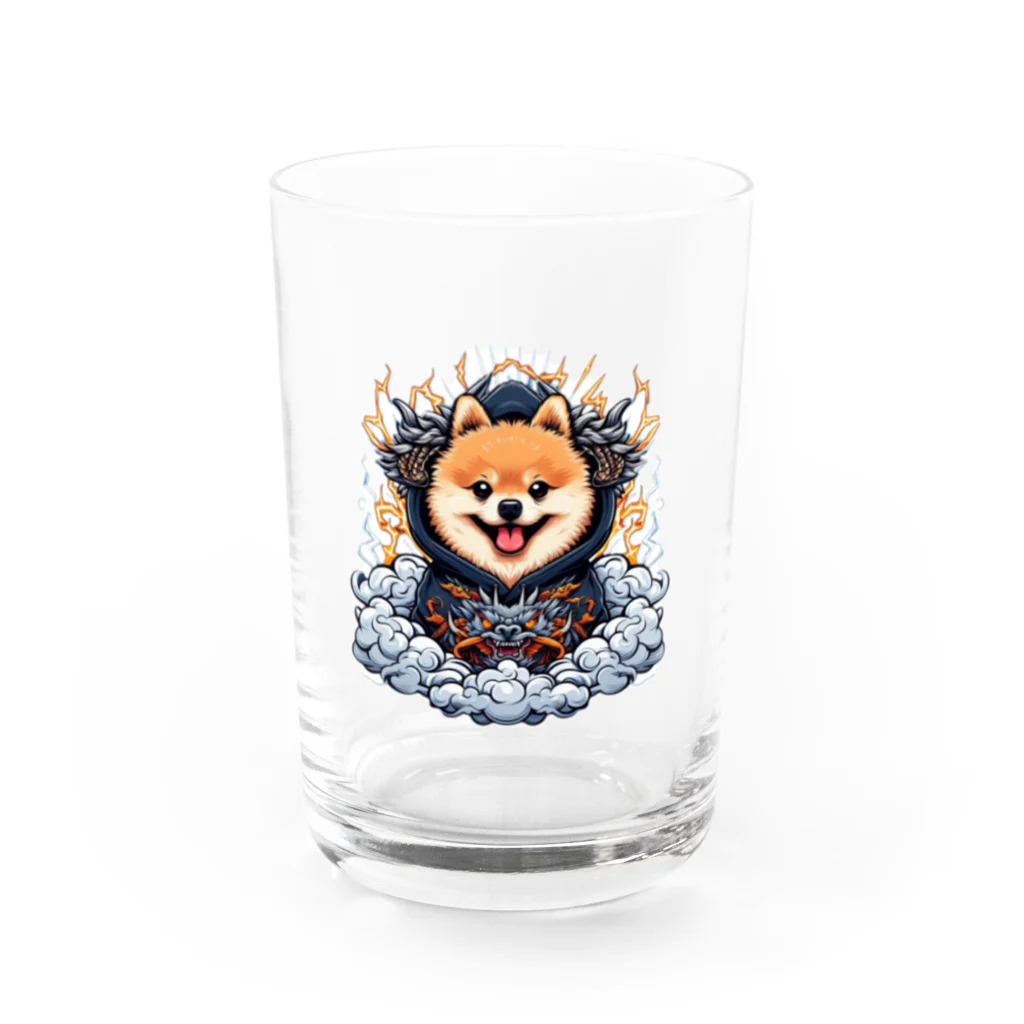 Pom-Dog'sのポメドラゴン Water Glass :front