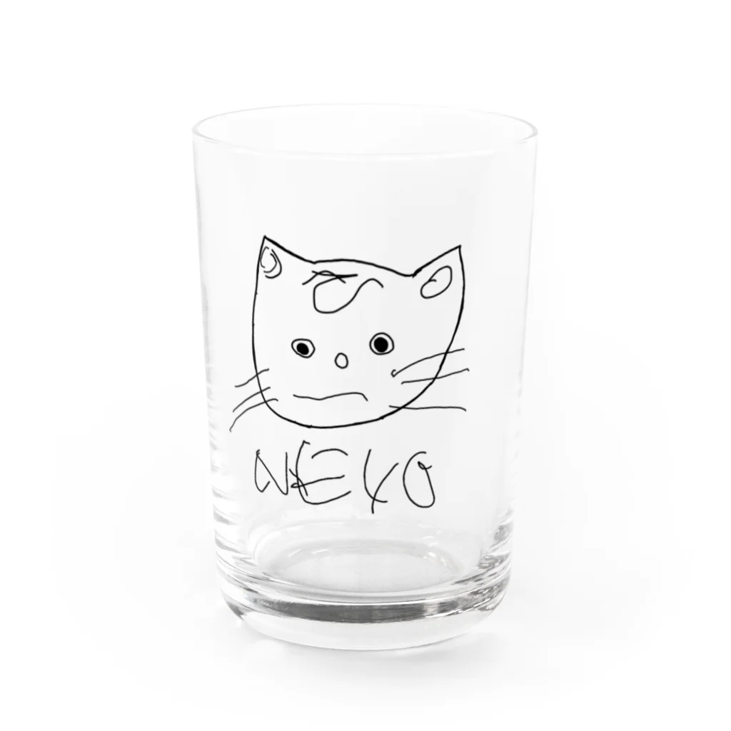 放課後等デイサービス ライフステップ創のNEKO(ねこ) Water Glass :front