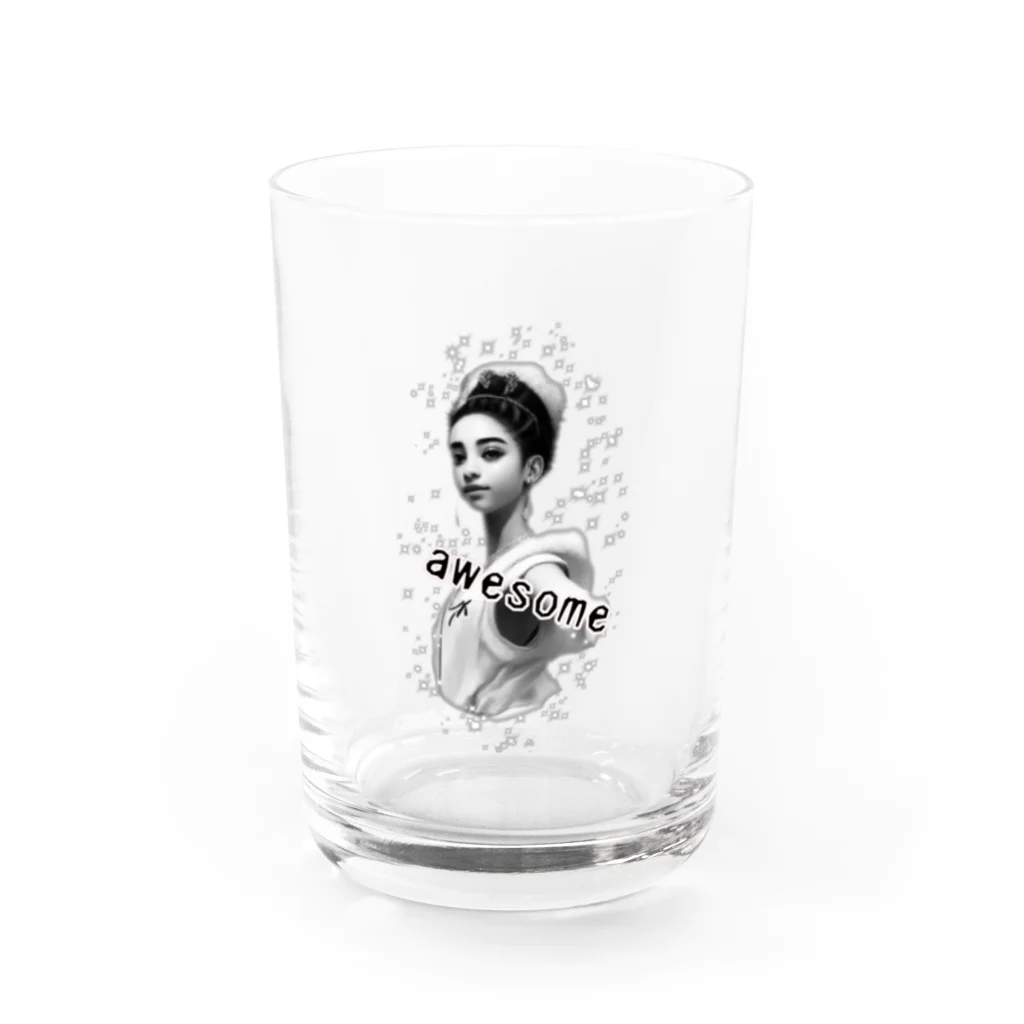 森のぱれるのawesome Water Glass :front