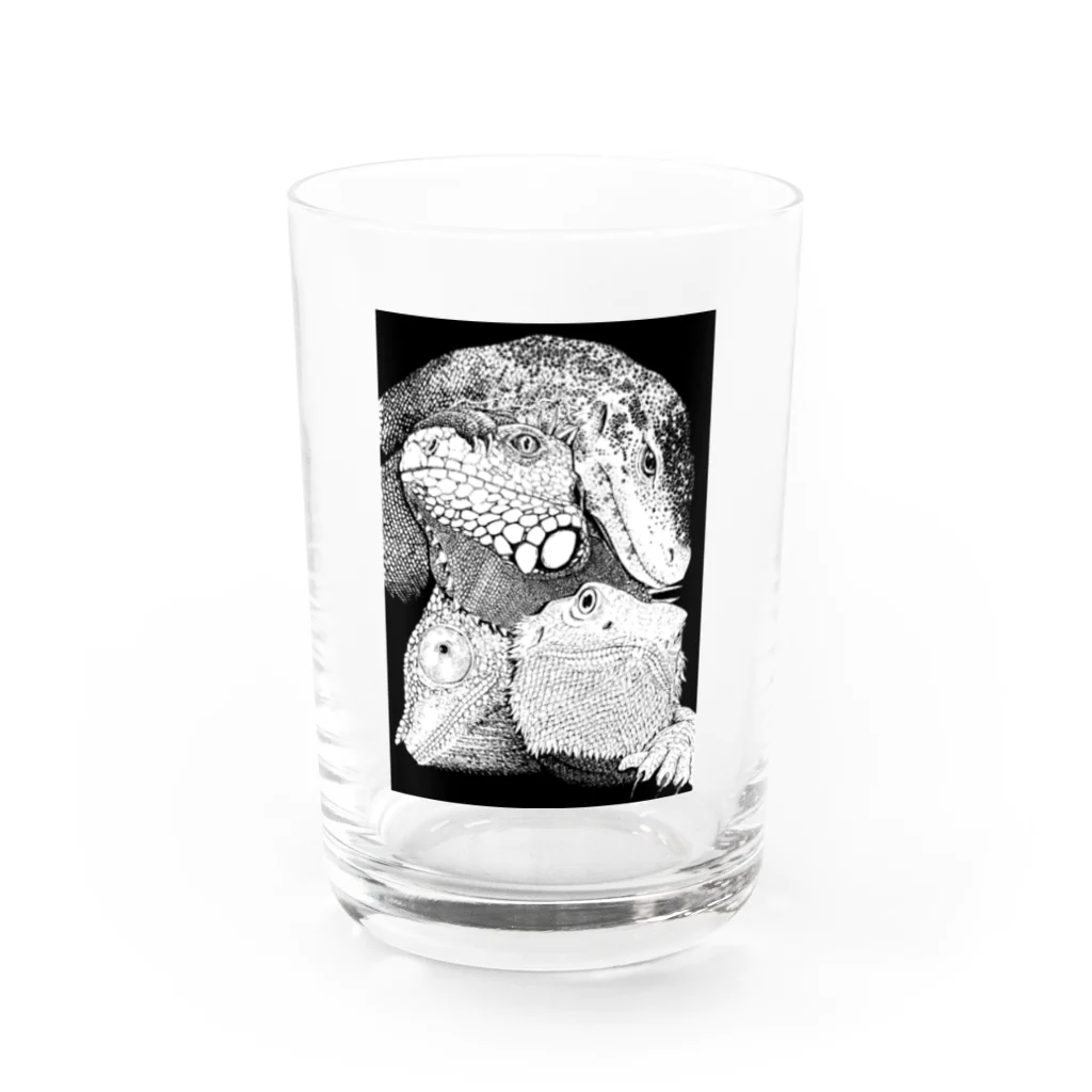 林 健太のLizards Water Glass :front