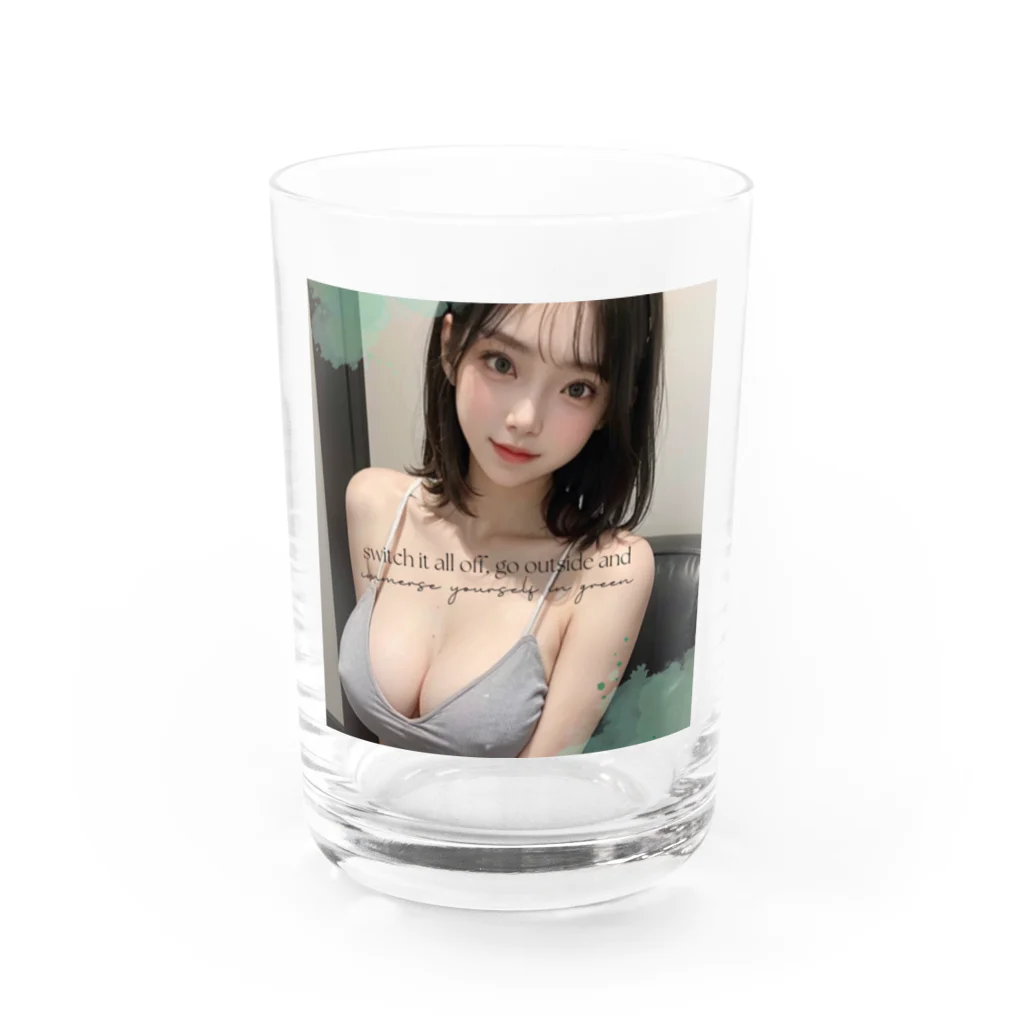 sounya sounyaの美女 図鑑（ニットブラ） Water Glass :front