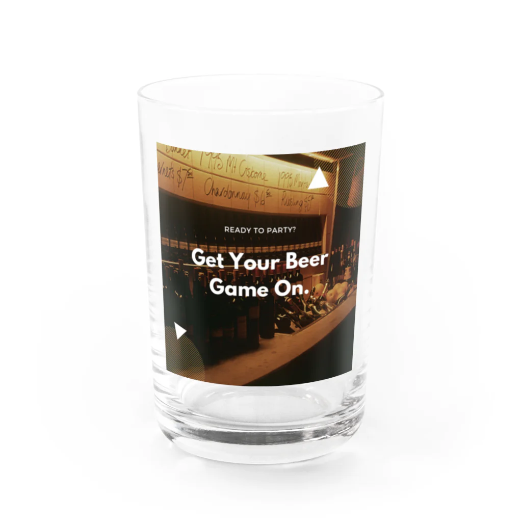 KSK SHOPのBEER-ビール Water Glass :front