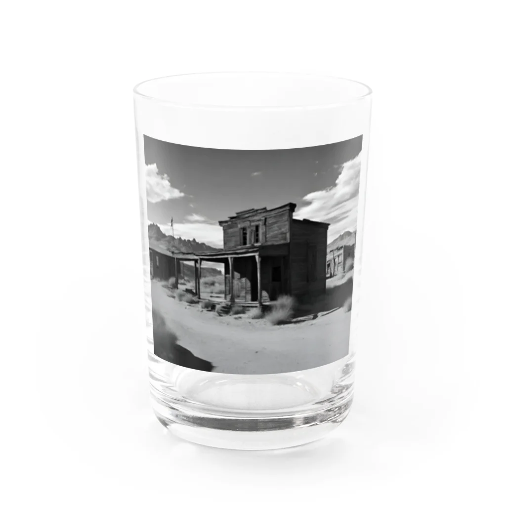 崖っぷちのポニョの"Nostalgia Ville：さびれた町の魅力を感じるグッズ" Water Glass :front