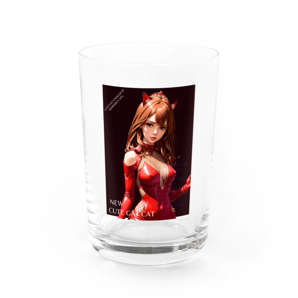 かわいいzakkaのCUTE猫耳天使シリーズ２３ Water Glass :front