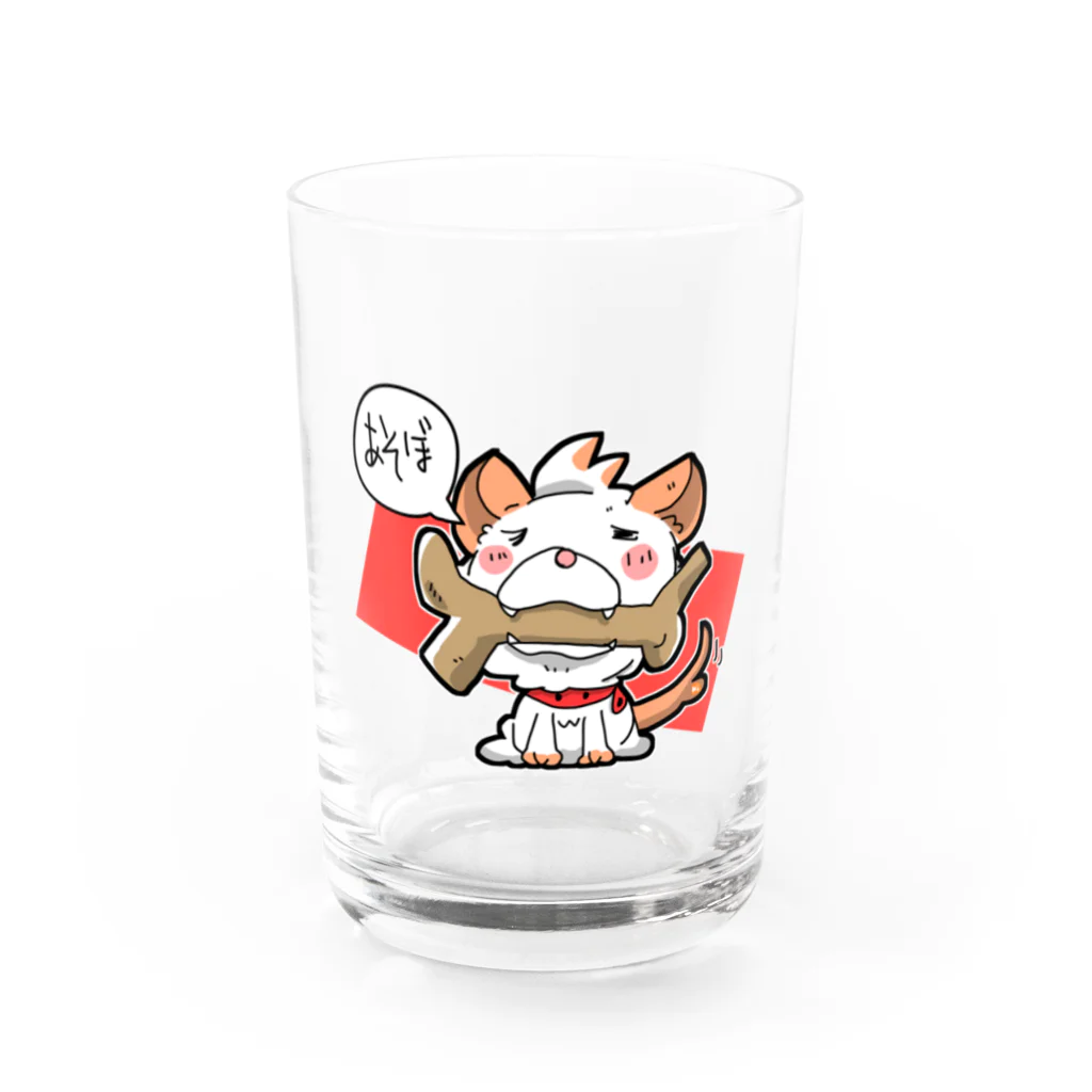 HiNATAのHiNATAAtelier　わんわん Water Glass :front