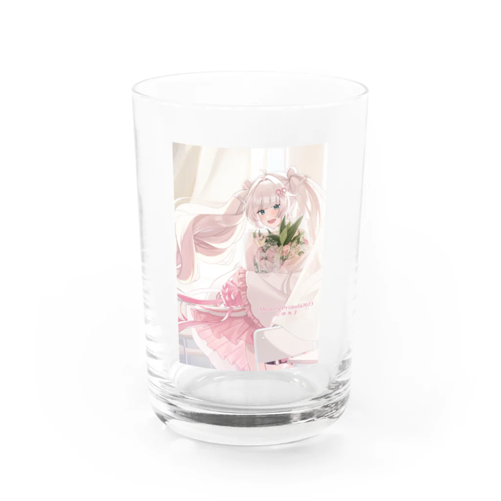 百瀬プリムラ🏫🔑10/10で一周年！の百瀬プリムラ1stAnniversary Water Glass :front