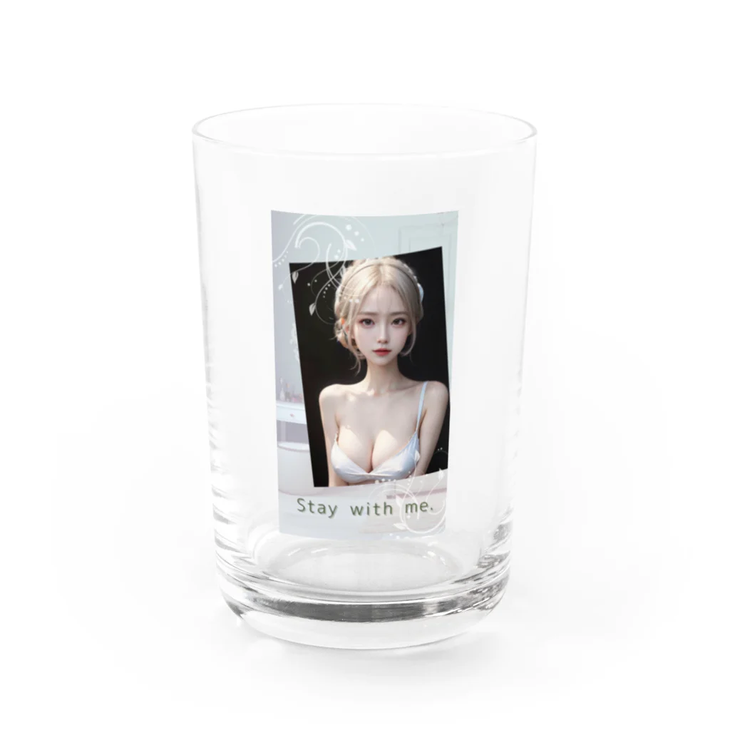 sounya sounyaの美女 図鑑（Stay with me.） Water Glass :front