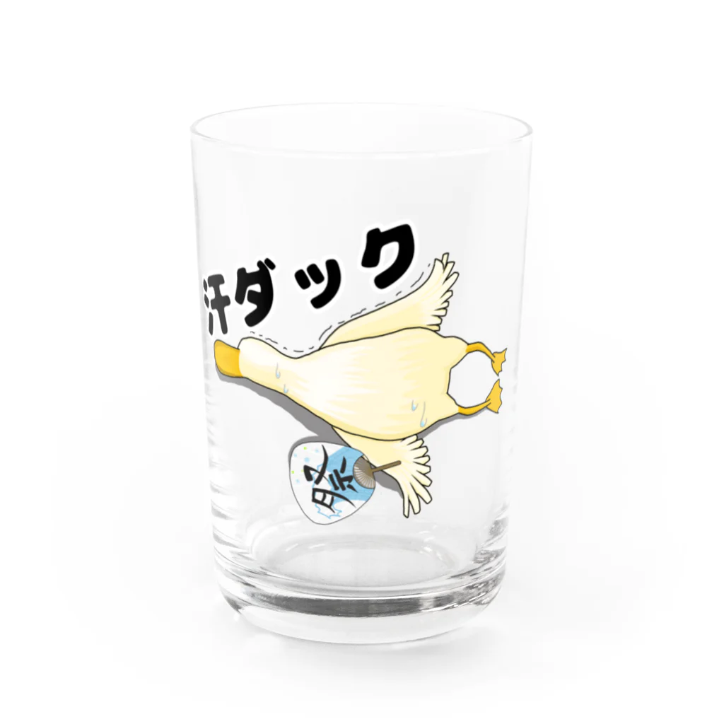 Poo-Poo-Shopの汗ダック Water Glass :front