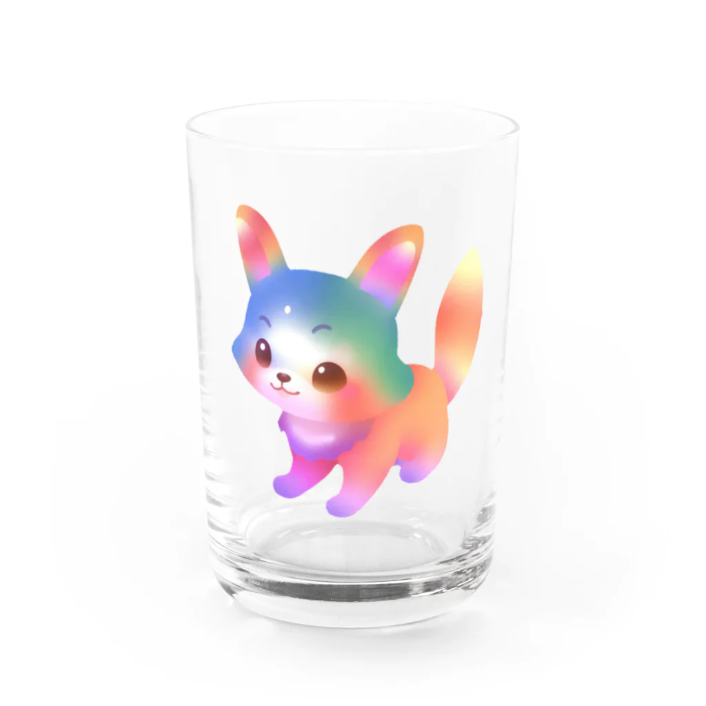 ひろランドのフルフル Water Glass :front