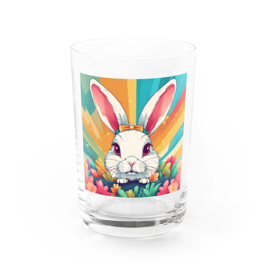 YOO1978の(*≧3≦)ウサギのグッズ Water Glass :front