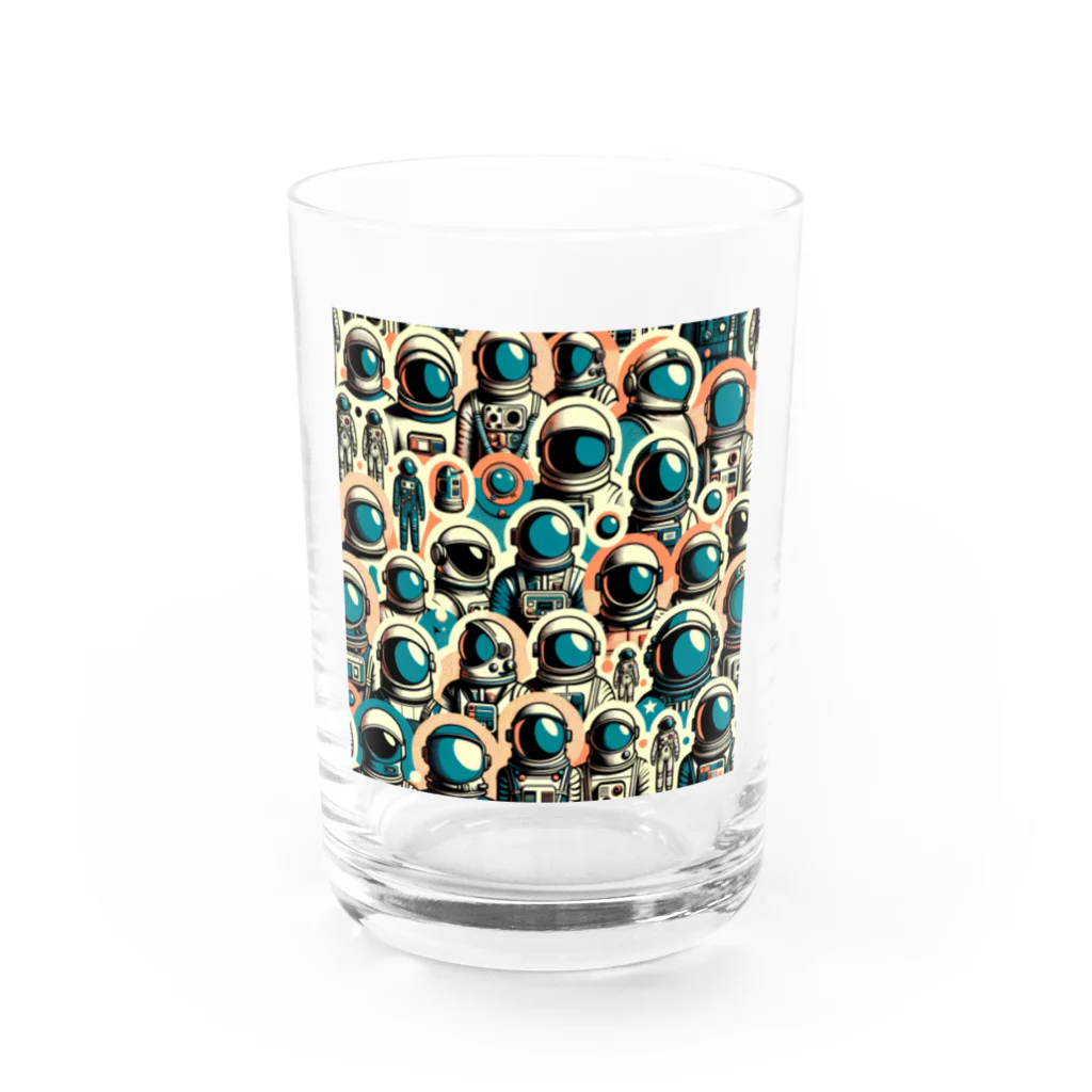 seiya_CosmicPioneerのそれぞれの心 Water Glass :front