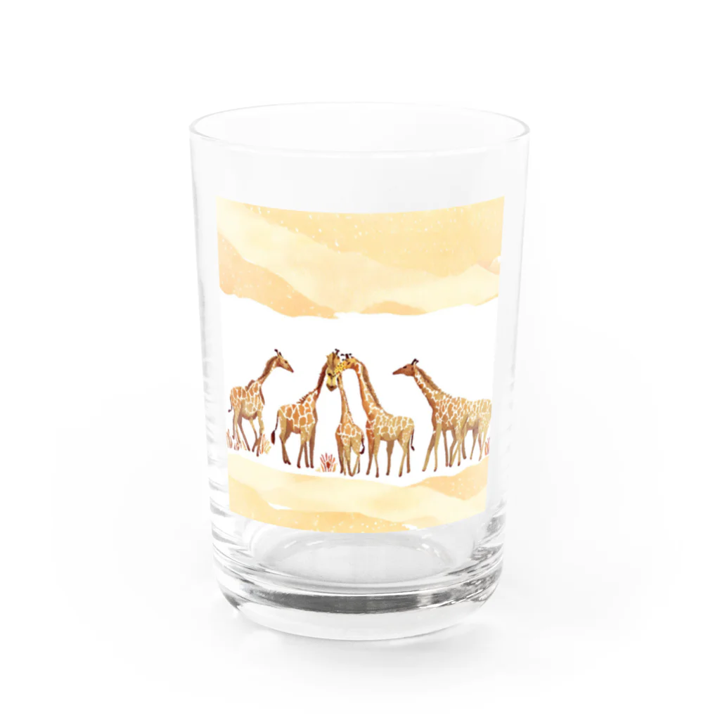 Tina97710のサバンナジラフ Water Glass :front