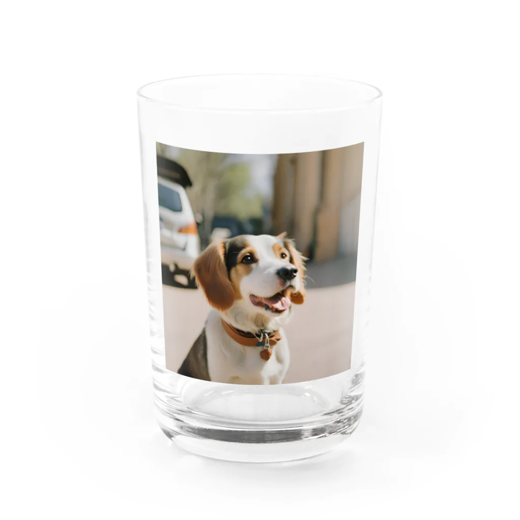 ワンニャンSHOPのワンちゃんグッズ！ Water Glass :front