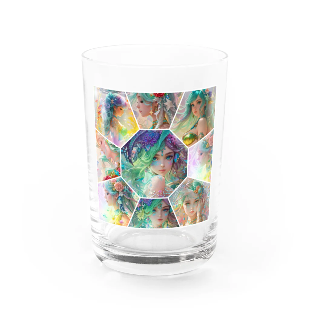 💖宇宙整体♪🌈♪こころからだチャンネル♪💖のuniversal mermaid  REINAの心の旅 Water Glass :front