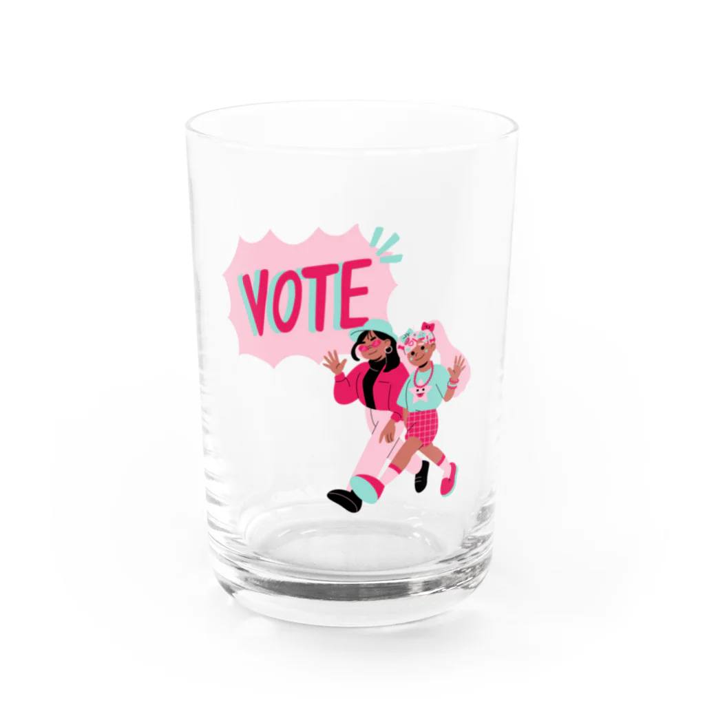 GG Voice & ActionのVOTE Water Glass :front