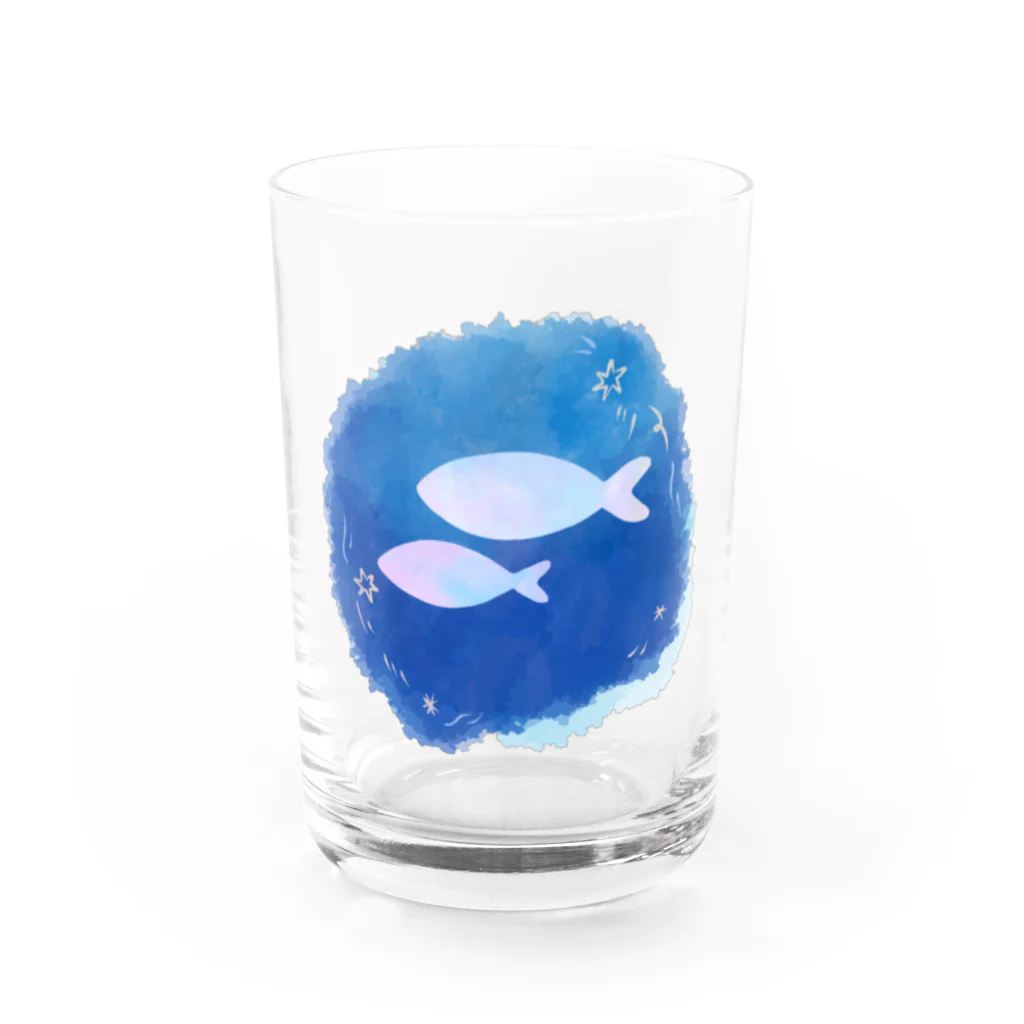 RabbitHouseの儚い魚 Water Glass :front