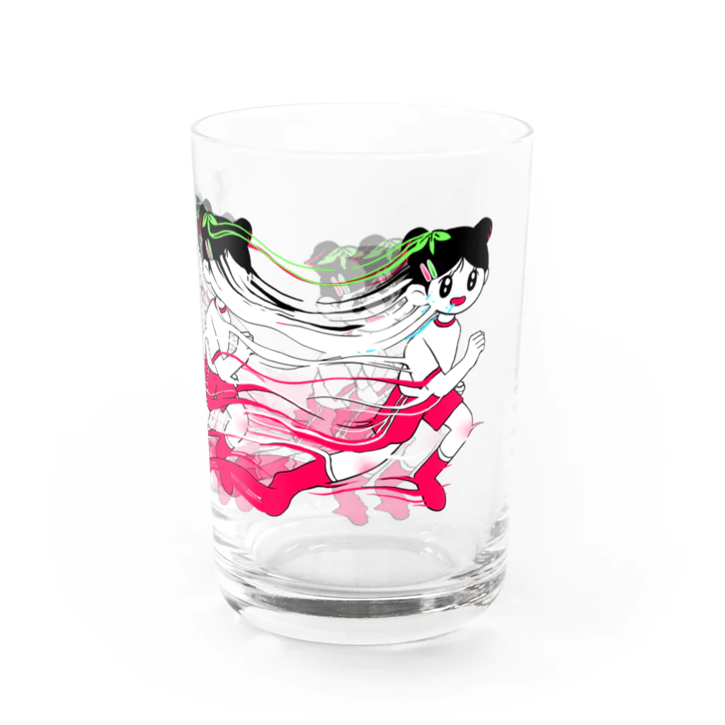 にっこりウズマートの奇跡の瞬間 Water Glass :front