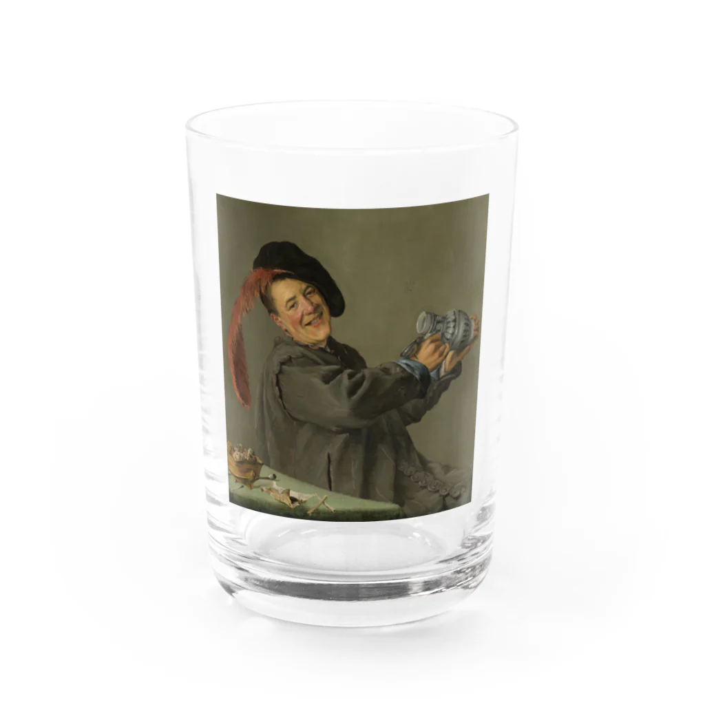 世界美術商店の陽気な酒飲み / The Jolly Drinker Water Glass :front