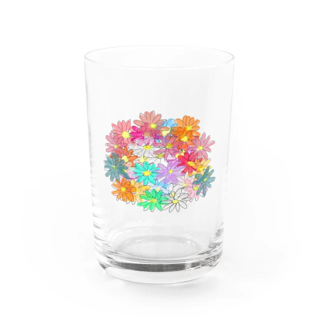 kobakoのフラワー Water Glass :front