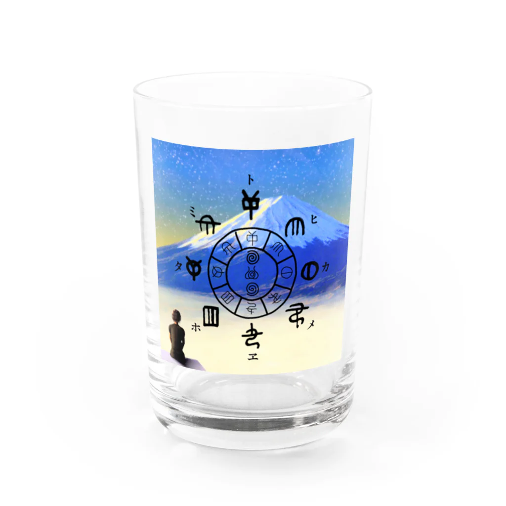 COCONUTchanのとほかみゑひためグッズ Water Glass :front