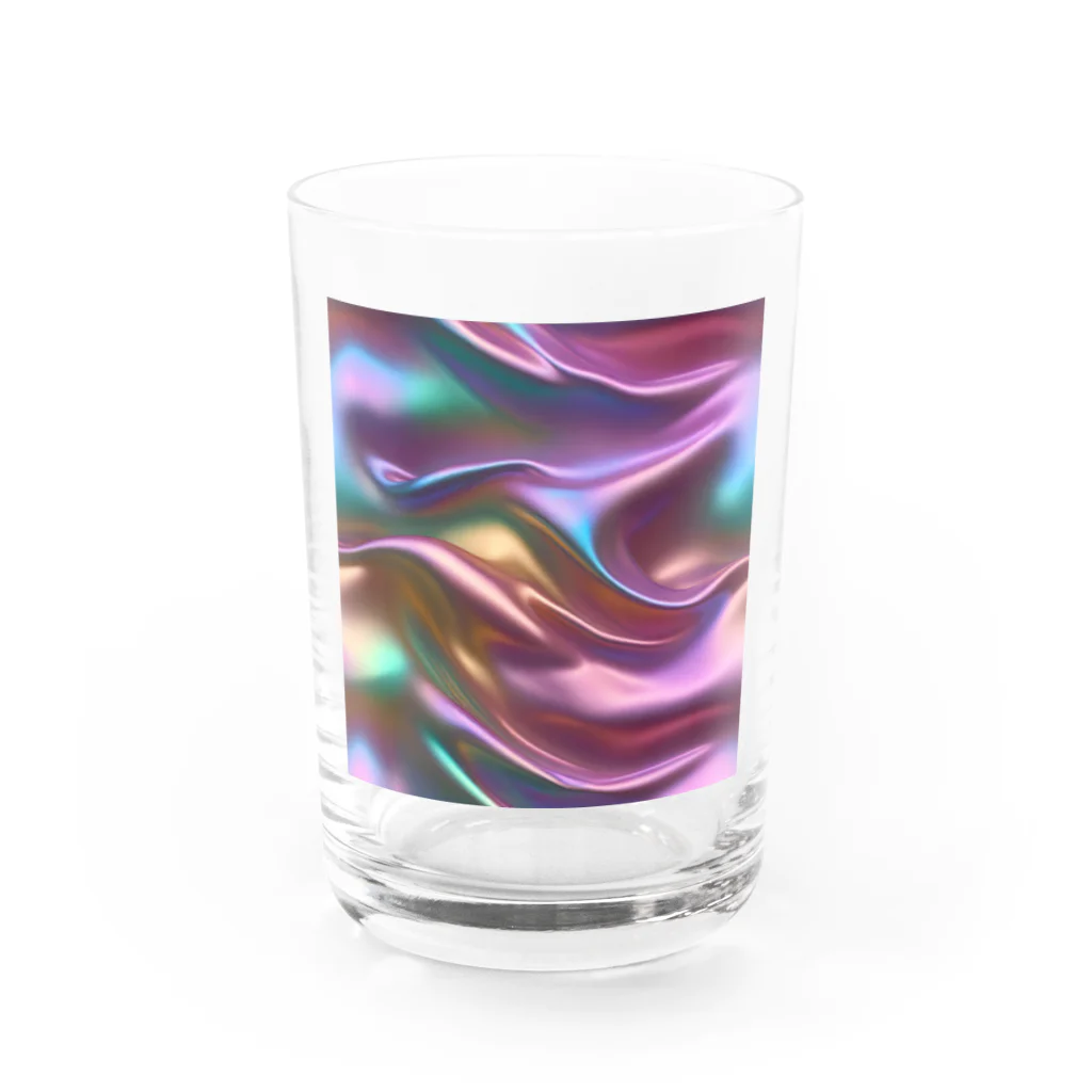 Kumamanのオーロラシルク Water Glass :front