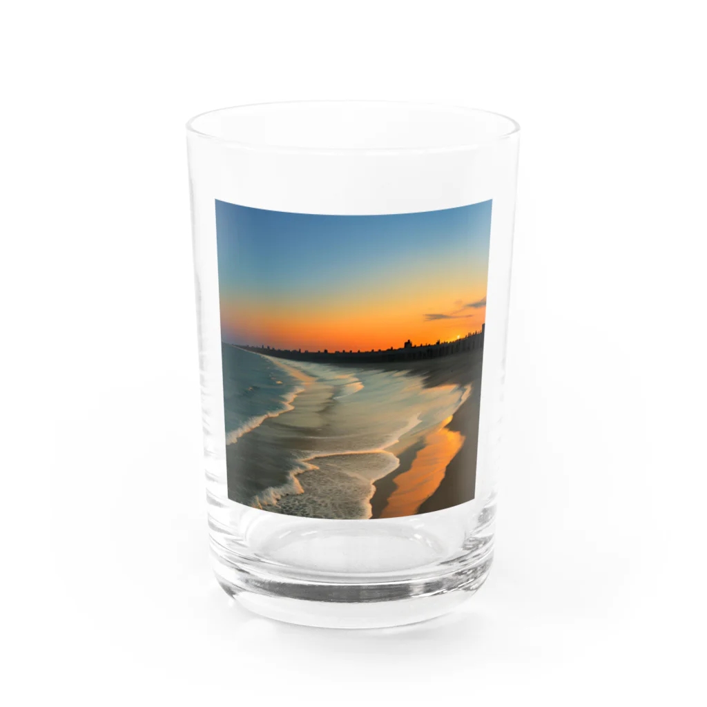 ゆき (むっ)のサンセットビーチ Water Glass :front