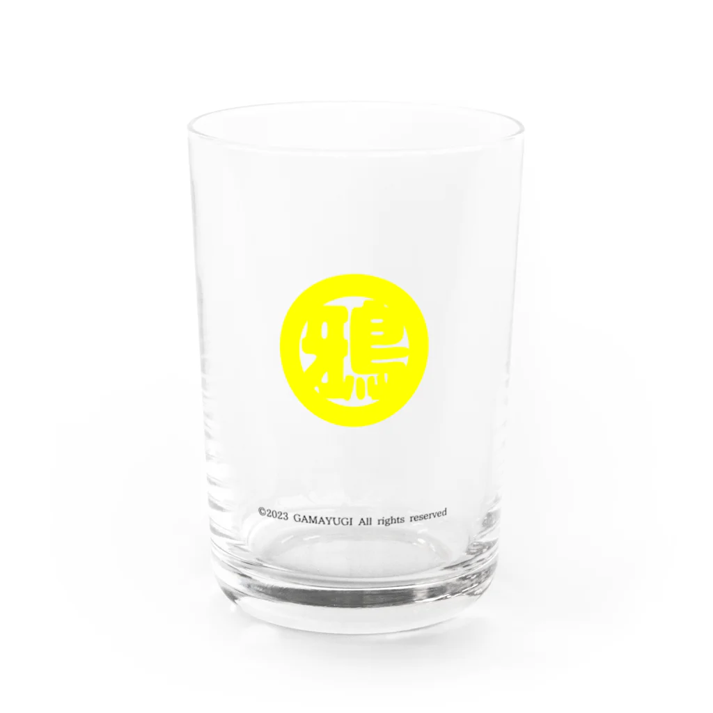 がまゆぎSHOPの鴉　©︎ グラス Water Glass :front